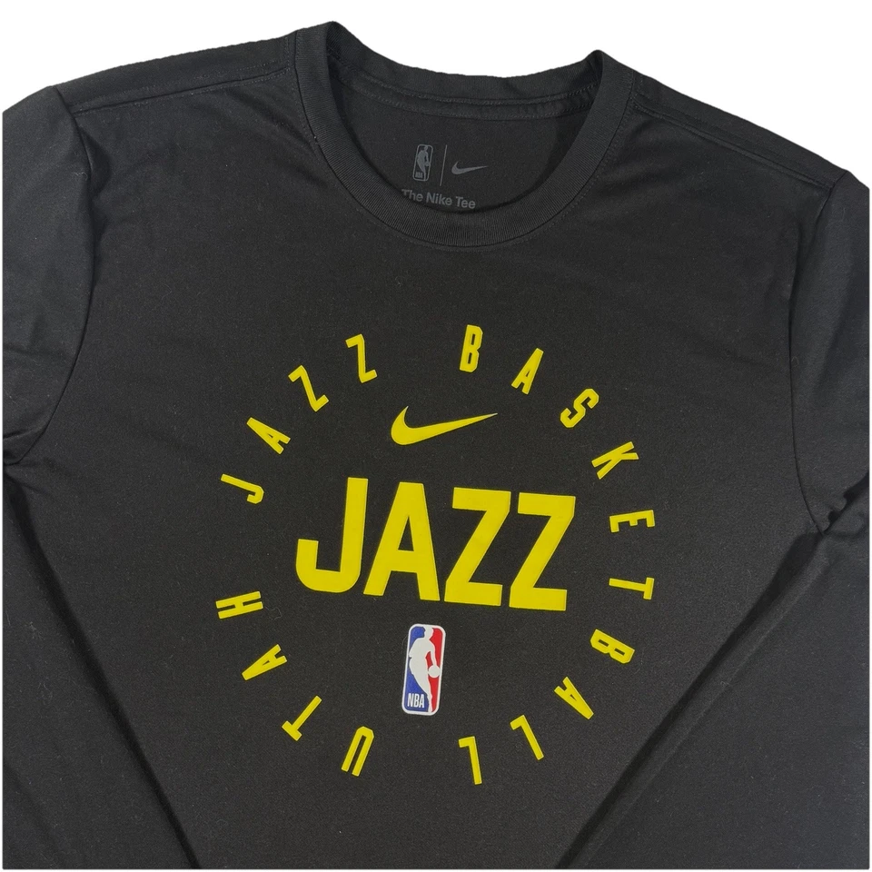 The Nike Tee Utah Jazz Shirt NBA Men’s M Medium Black - Image 2 of 4