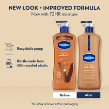 Vaseline Cocoa Radiant Body Lotion with 48H Moisture, 20.3 2 Pack 