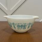 Pyrex Amish Butterprint 441 Cinderella Mixing Bowl 1.5 Pint Vintage Turquoise