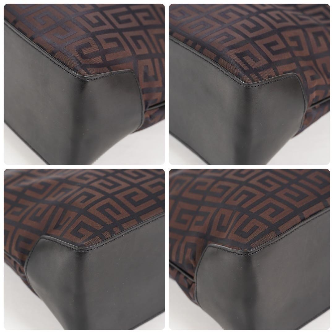 GIVENCHY 4G Monogram Leather Shoulder Bag Black Tassel Charm Auth From Japan thumbnail 23