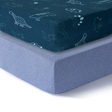 Cotton Crib Sheets,2-Pack,Standard Crib Sheets Boys,Girls,100 Cotton Crib sh...