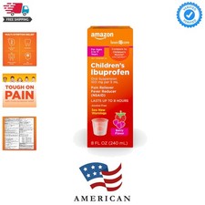 Children's Ibuprofen Oral Suspension, 100 mg per 5 mL, Pain Reliever and Feve...