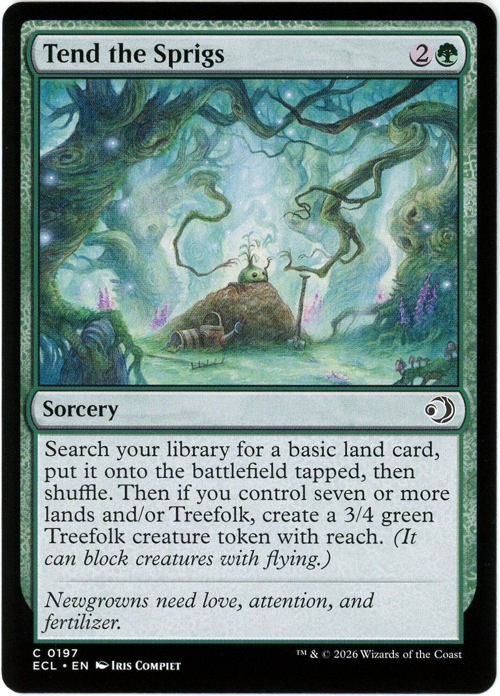 Tend the Sprigs - 0197 - Lorwyn Eclipsed ECL - MTG - NM/M