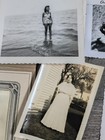 Antique Photo Lot 72 Photos 1900s Mixed Lot B&W Women Beach Cars Military Bikes — photo 4