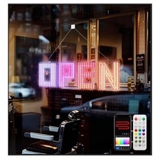Open Sign for Business 15 X 5 Smart LED Open Signs with APP