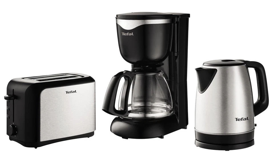 CM3408 Cafetera de Cristal Mini 600 W, 6 Tazas Negro/Acero Inoxidable, CM340811 Foto 3 de 4