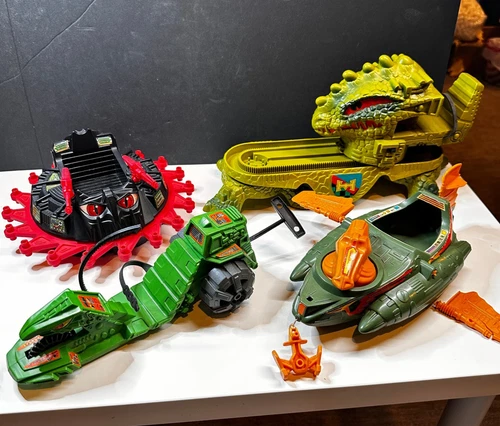 Lot of 4 Vintage Toys 1983 Masters of the Universe MOTU Vehicles - Free Shipping
