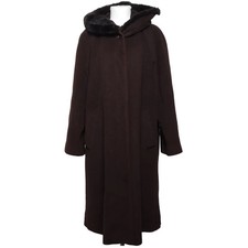 Elisa Fend, Wintermantel, Damen, Größe: 42/44, Braun, Angora/Kaschmir/Wolle #kaa