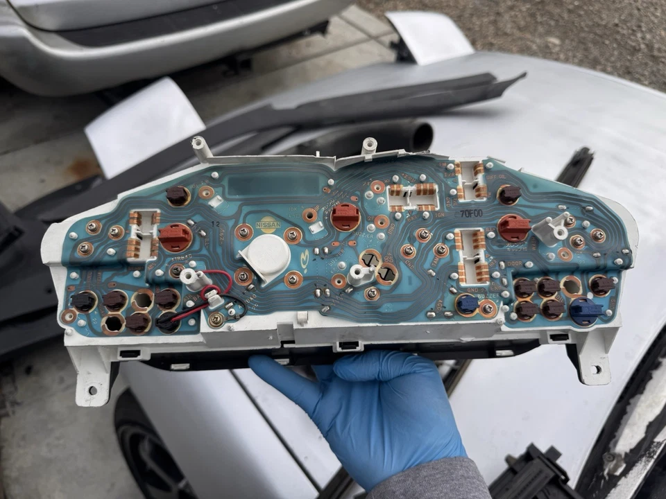 Nissan 240sx S14 1995 genuino OEM cuadro de instrumentos 162 k - buen estado Foto 2 de 2