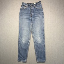 Vintage 80s Levi's 501 Denim Jeans Made in USA Womens Size 5