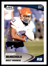 2017 SAGE HIT Jeremy McNichols Rookie NCAA #25