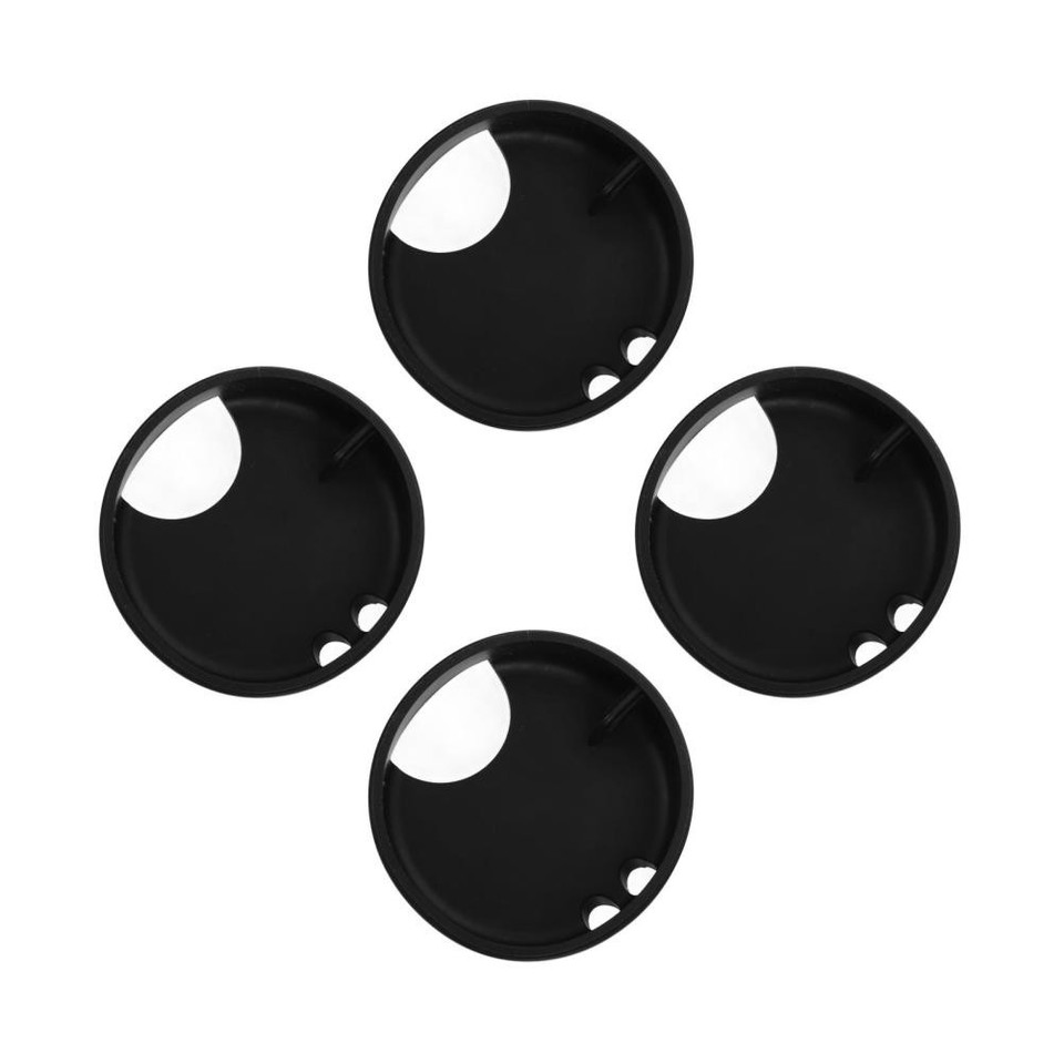 Buttle Guard 4Pcs Reusable ABS Water Bottle Splash Guard Spill Proof Caps Black Set ...