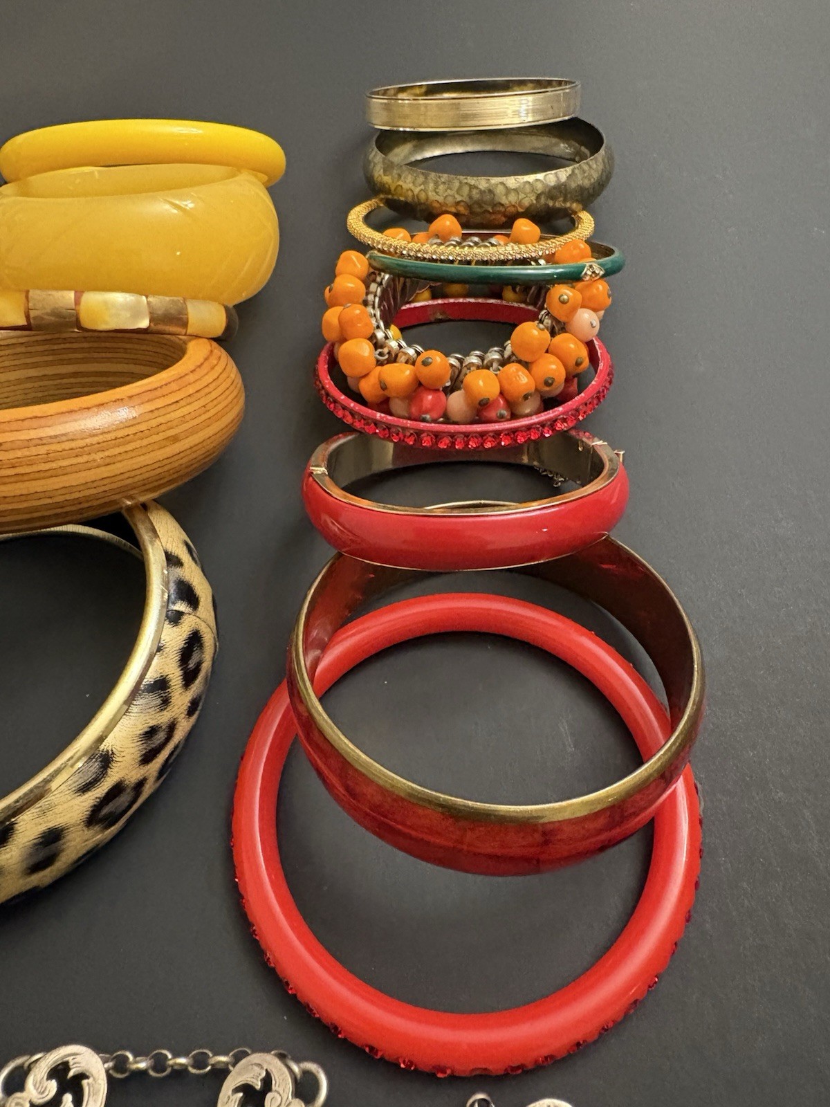 Multicolor Stackable Bangle Cuff Beaded Bracelet … - image 4