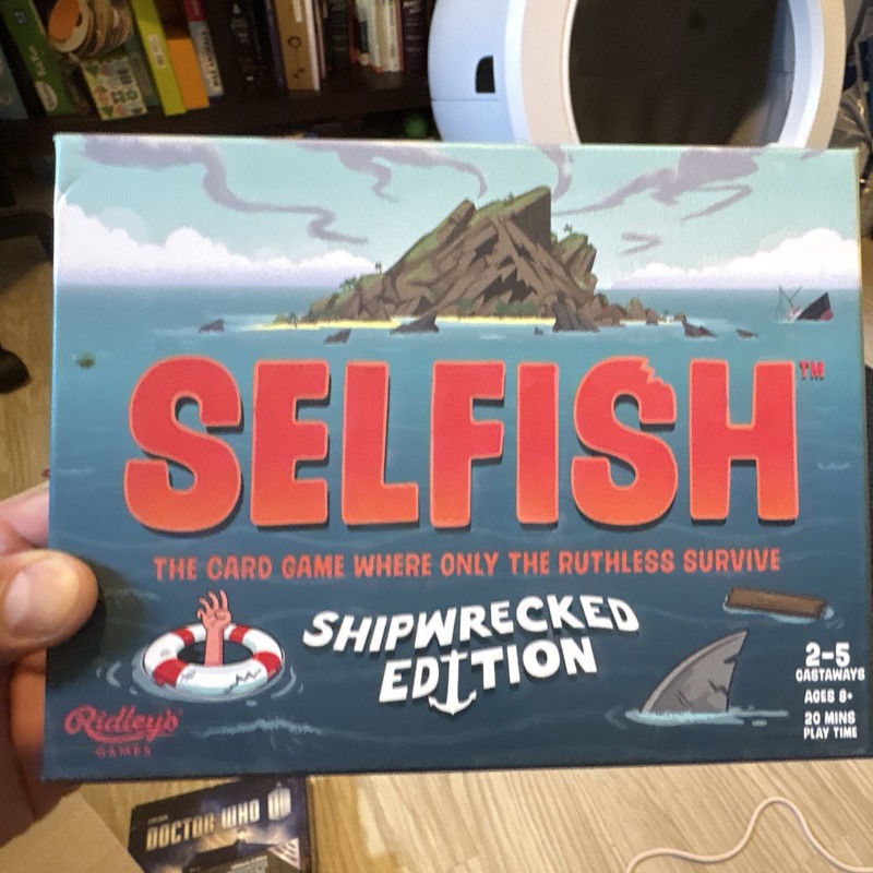 Ridley's Games Selfish: Shipwrecked Edition Strategy Card Game 2-5 Players 8-11