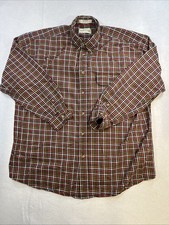 orvis long sleeve mens shirt xl button down Flannel Plaid