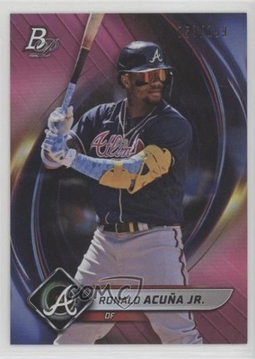 2022 Bowman Platinum Pink 53/199 Ronald Acuna Jr #30 05u8