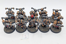 Warhammer 40k Chaos Space Marines Legionaries Black Legion Painted GW 40 k