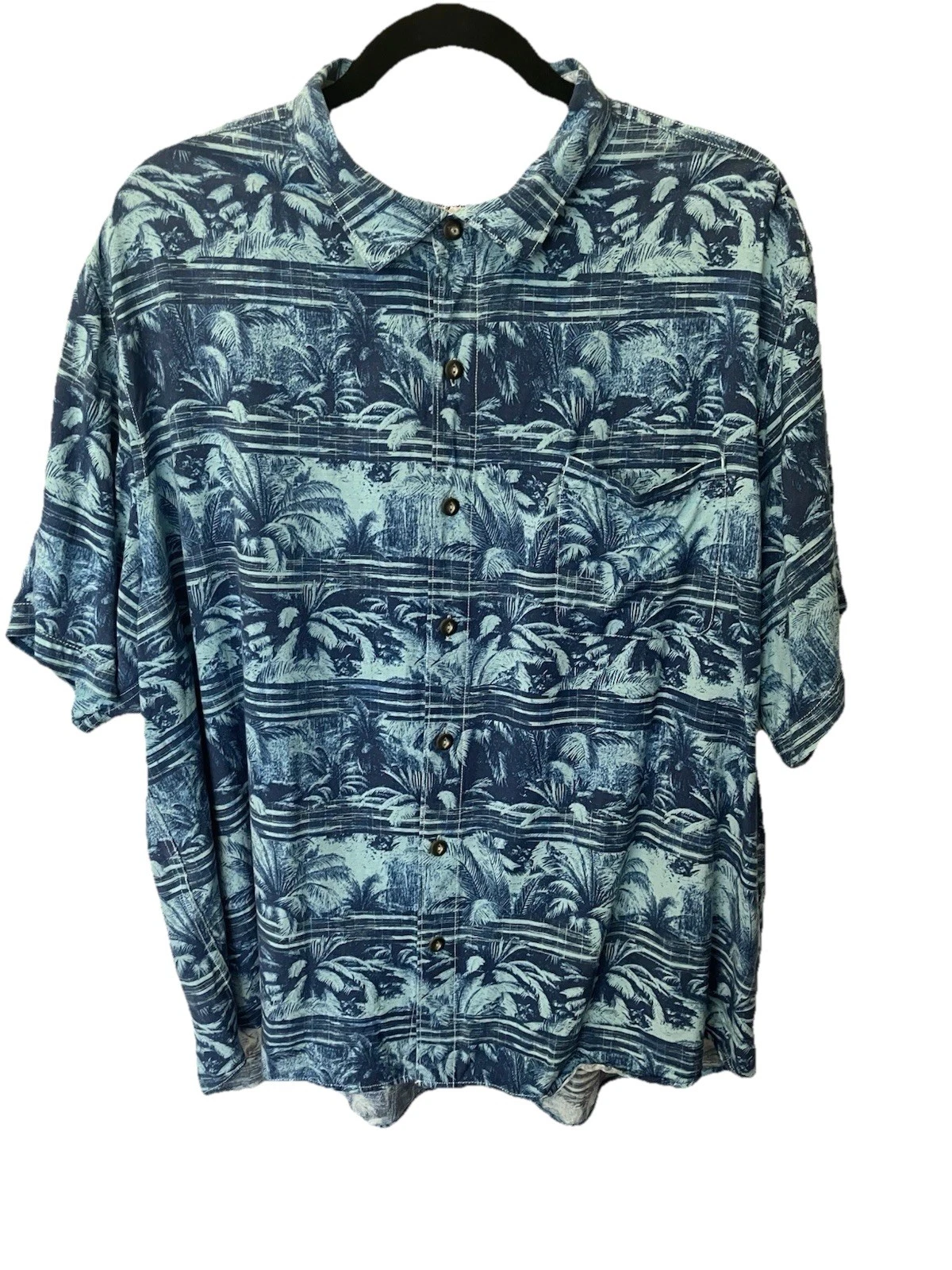 Tommy Bahama XXL Men’s Rayon Tropical Short Sleeve Button Up Shirt
