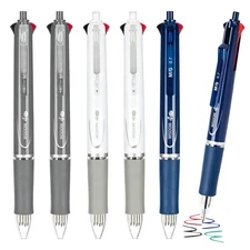 M&G Multicolor Ballpoint Pens, 4-In-1 Colored Retractable Ball Point Pens Fin...