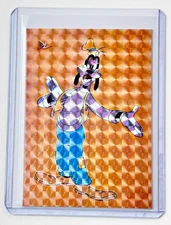 Goofy Limited Edition Artist Signed “Disney Icon” Refractor Card 1/1