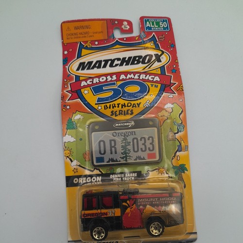 2001 MB Across America 50th Birthday Series Oregon Dennis Sabre Fire Truck - Picture 2 of 3
