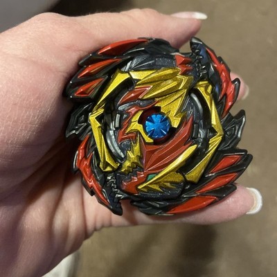Beyblade Burst Spinning Top Toy Red Yellow Black Silver Plastic Metal