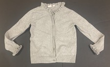 Girl's Gap Gray Cardigan Sweater Size S 6-7 EUC