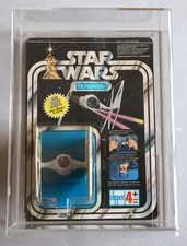 Vintage Star Wars Clipper TIE Fighter MOC Clipper Variant CLEAR BUBBLE Rare 1978