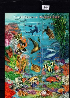 SOUTH AFRICA MNH MARINE LIFE FISH TURTLES REPTILES