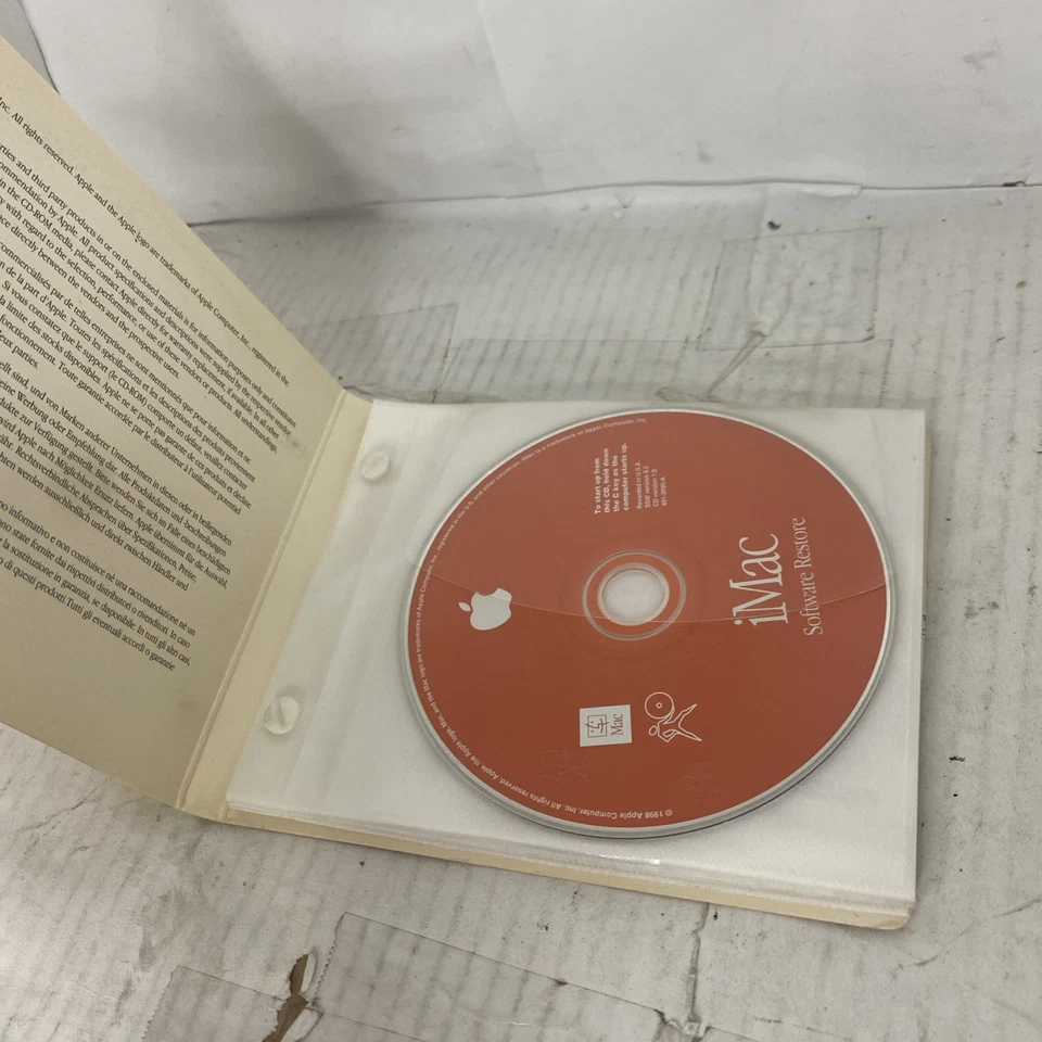 Apple CD Pack iMac Software Install And Restore Version 8.5.1 1998 1999 As Is - Image 2 of 4
