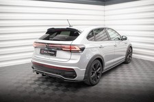 Heck Spoiler Aufsatz Abrisskante passend für VW Taigo R-Line Mk1 schwarz Hochgla