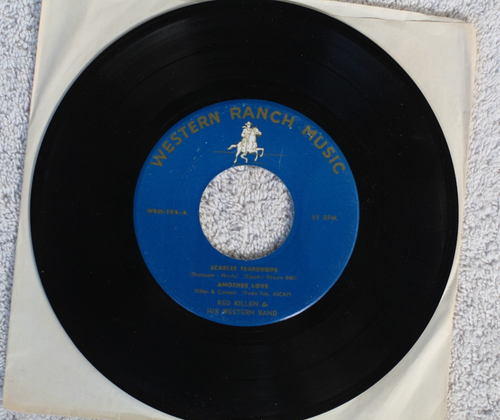 Ked Killen & His Western Band - Scarlet Teardrops + 3 - 4 Track US 7" EP