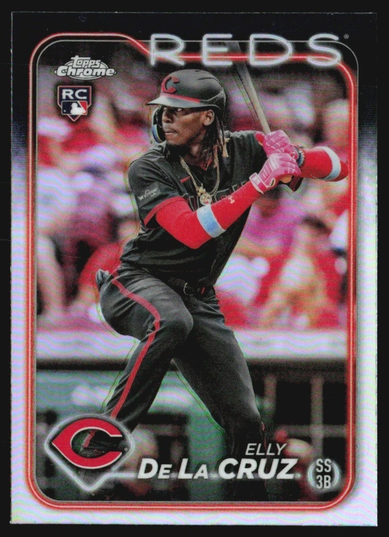 2024 Topps Chrome Refractor Elly De La Cruz Rookie #44 TS8-10