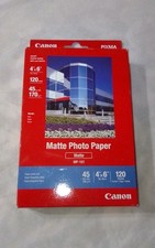 Canon Printer Pixma Photo Matte Paper, 4" x 6" 120 Sheets New