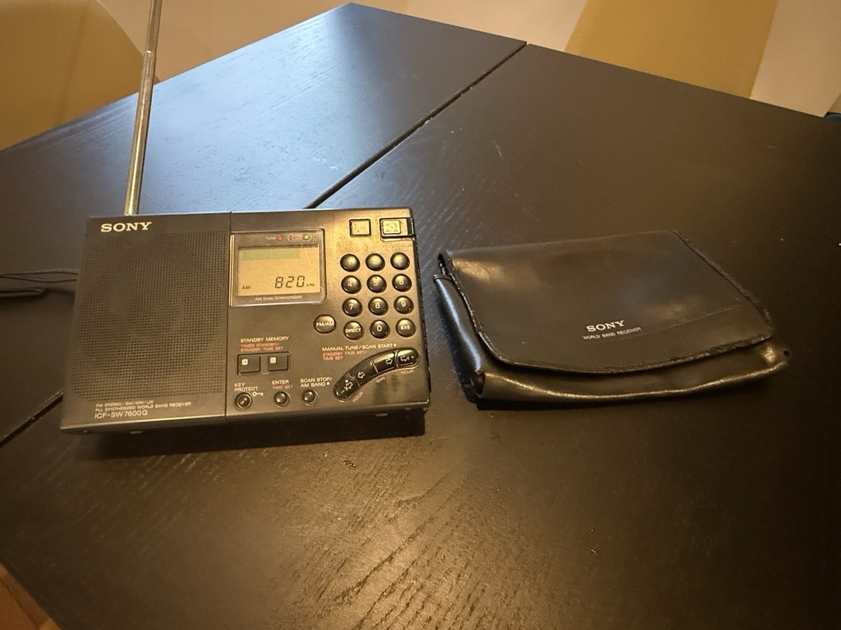 希少）SONY ICF-SW7600G ワールドバンド受信機 希少）SONY ICF-SW7600G