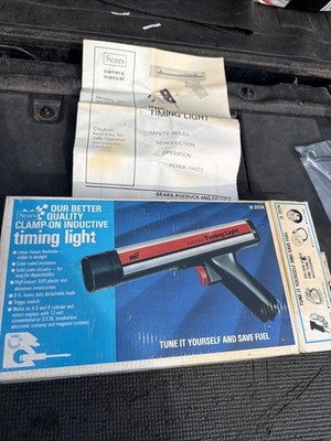 Sears Craftsman Clamp on Inductive Timing Light USA Nos 21174 
