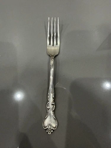 Reed & Barton Sterling SAVANNAH DINNER FORK  7 3/8" No Monogram