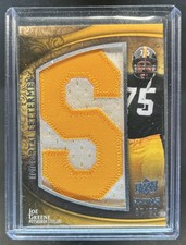 2009 Upper Deck Icons Joe Greene Immortal Lettermen Patch #/75 Steelers