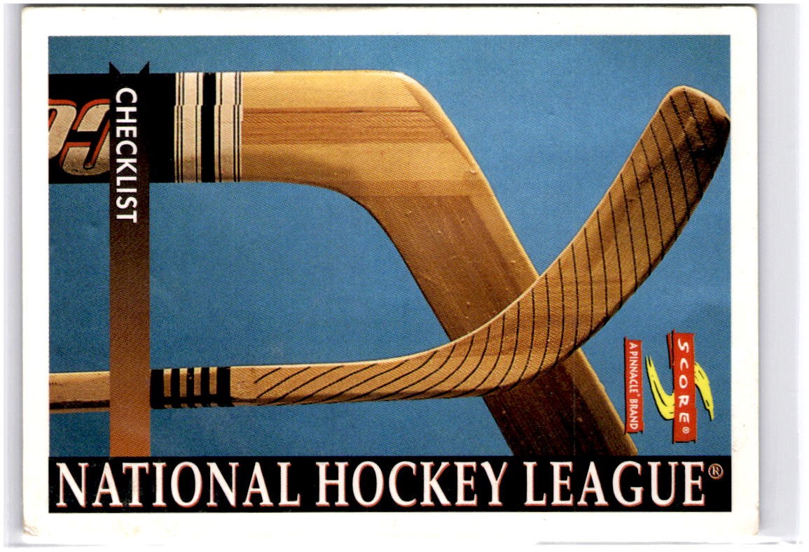 1996-97 Score #274 Checklist: 211-275 Near Mint or Better