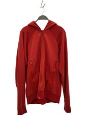 Y-3 Hoodie Medium Polyester Red