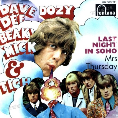 Dave Dee, Dozy, Beaky, Mick & Tich - Last Night In Soho 7in (VG/VG) .*