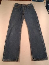 Levis 505 Jeans Mens 29x30 Blue Denim Straight Leg Regular Fit  Vintage  USA