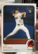 2022 Topps Heritage - Real One Autographs Joe Ryan #ROA-JRY (AU, RC)