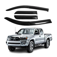 Fits Toyota TACOMA 2005-15 Access Cab Side Window Visor Sun Rain Deflector Guard