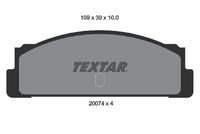 Textar Bremsbelagsatz, Scheibenbremse 2007404 FüR Autobianchi FSO Lancia Seat