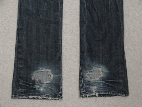 OI15451 **EXPRESS** BOOT CUT WOMENS JEANS sz21 DARK; SOLID JEANS - Picture 6 of 6