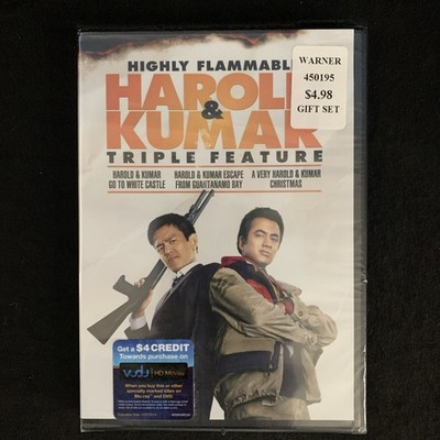 Harold & Kumar Triple Feature DVD BRAND NEW