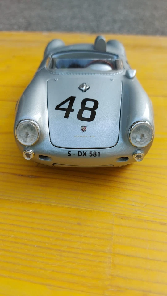 MODELLINO PORSCHE 550 A SPYDER Maisto 1/18 - Auto Storica #48 - Immagine 2 di 4