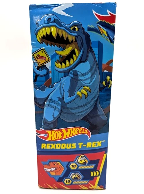 *DAMAGED BOX* Hot Wheels City T-Rex Chomp Down TVD - Image 4 of 4