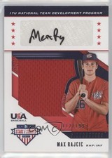 2019 Panini USA Baseball Stars & Stripes Jerseys 112/199 Max Rajcic Auto g2u